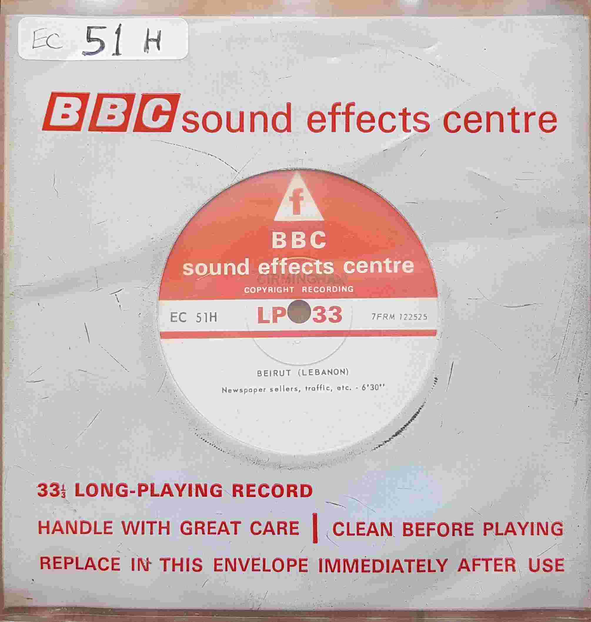 Picture of EC 51H Beirut (Lebanon) by artist Not registered from the BBC records and Tapes library